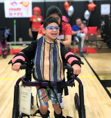 Sammy running in the iHOPE games